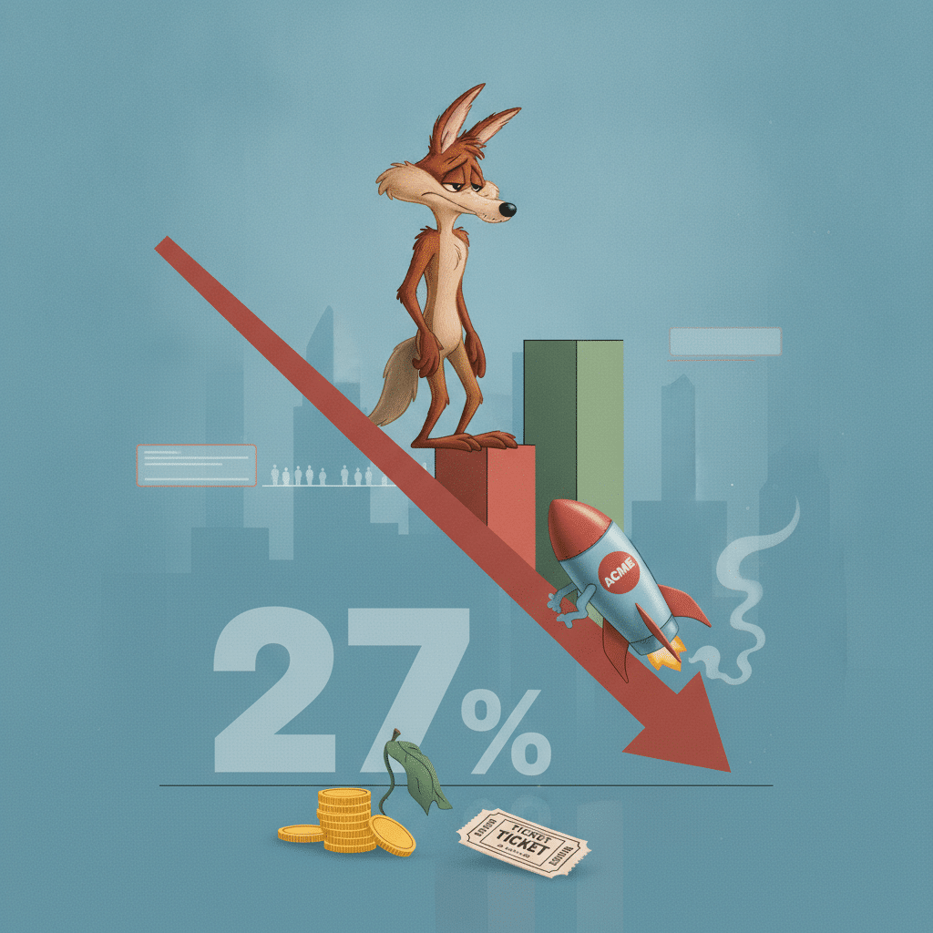 Coyote vs. Acme: Bilheteria do filme nos EUA cai 27% em seu segundo final de semana